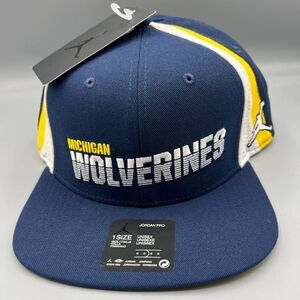 Michigan Wolverines‎ x Air Jordan Hat Men Blue Jumpman Snap Back Cap New
